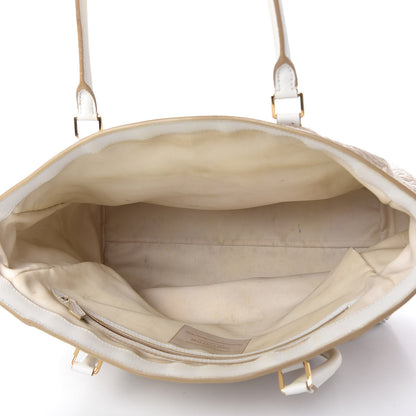 Louis Vuitton Monogram Sabbia Cabas GM White 5 of 14
