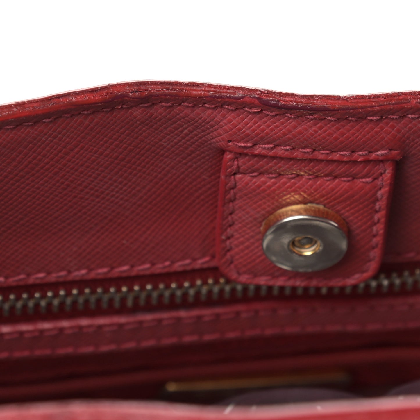 Saffiano Lux Large Tote Fuoco