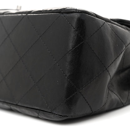 Chanel Lambskin Quilted Jumbo Single Flap Black 10 of 14
