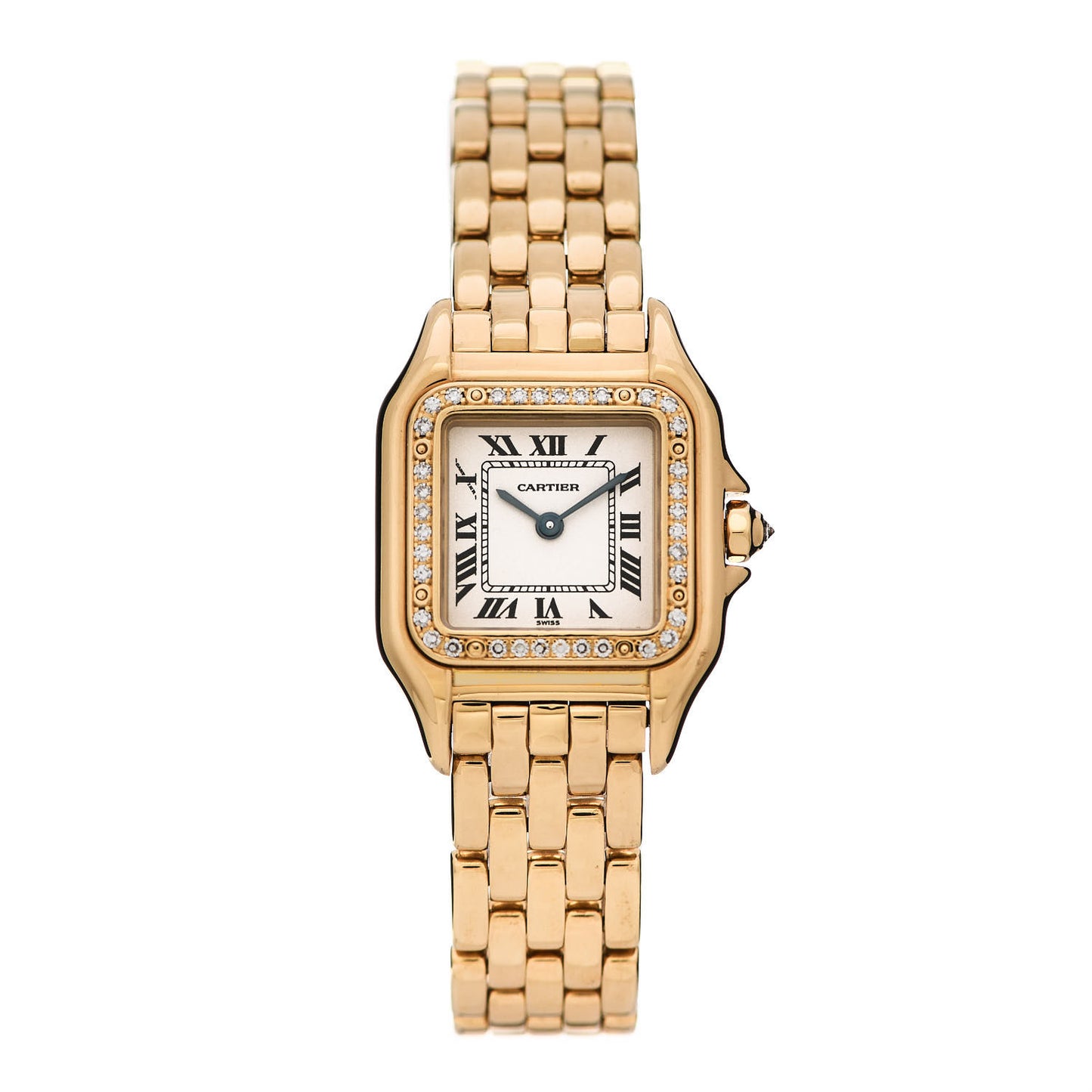 18K Yellow Gold Diamond 22mm Panthere Quartz Watch