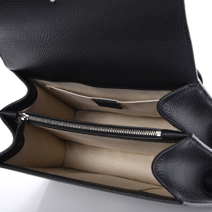 Gucci Dollar Calfskin Crystal Web Medium Dionysus Bamboo Top Handle Bag Black Black Diamond 5 of 7