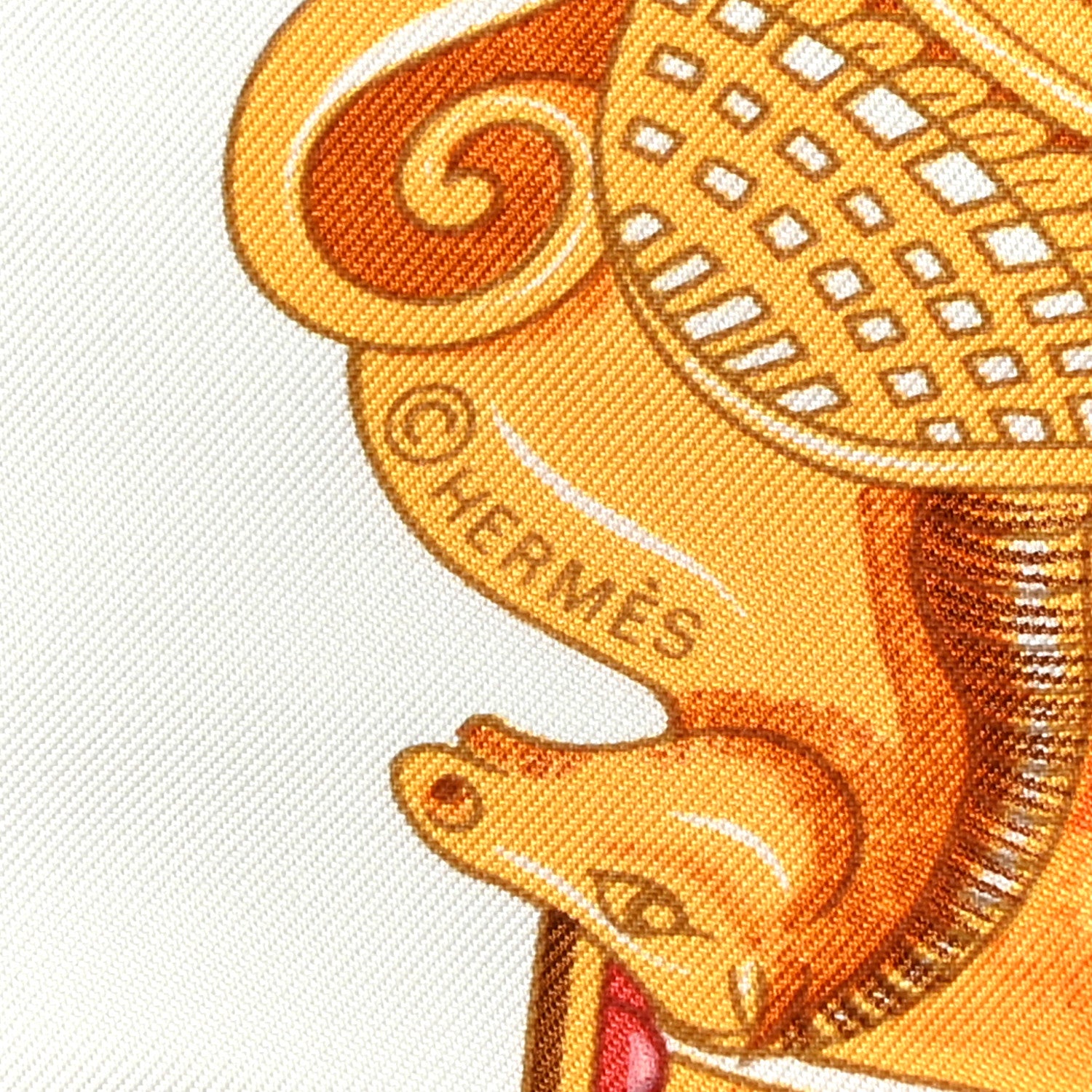 Hermes Silk Monnaies Et Symboles De Parisii Scarf 90 4 of 5