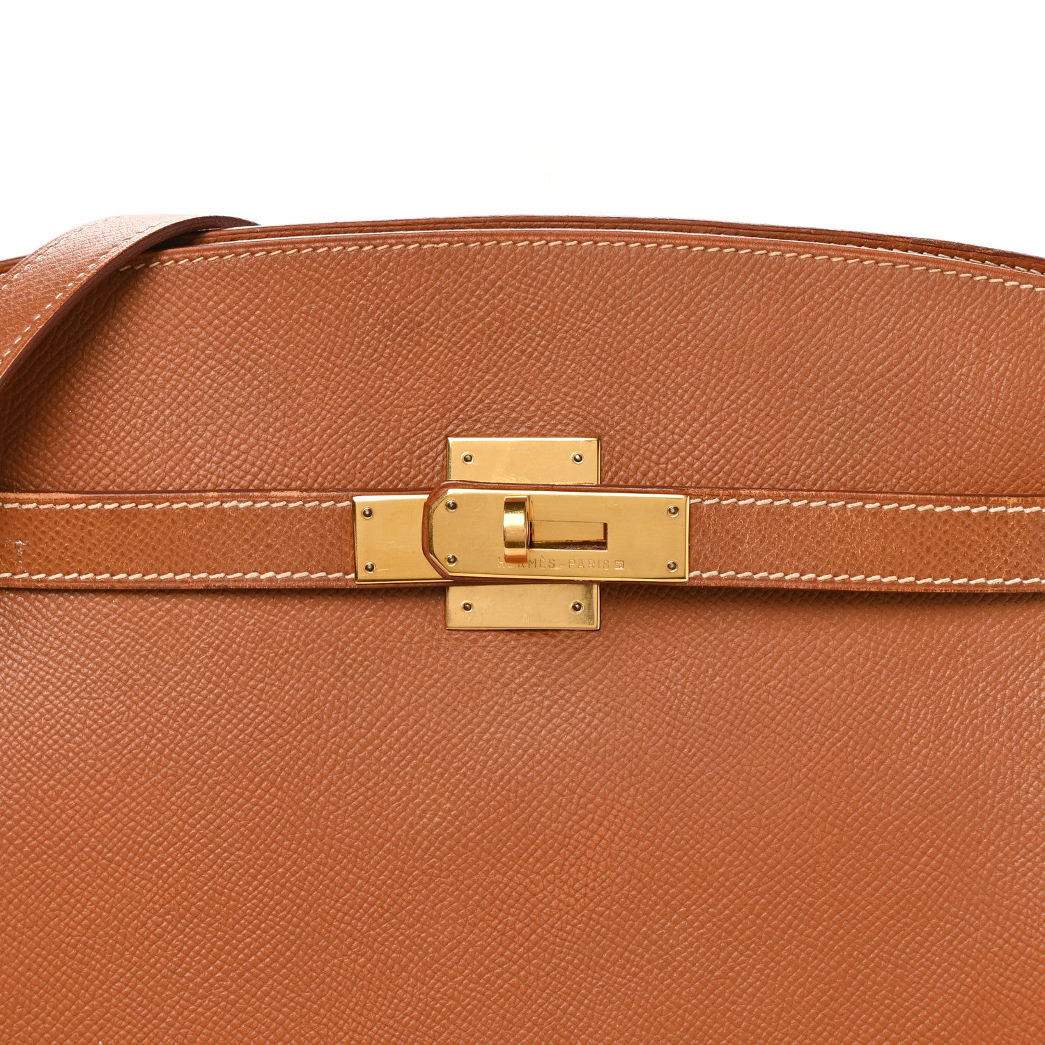 Hermes Courchevel Kelly Sport GM Gold 8 of 10