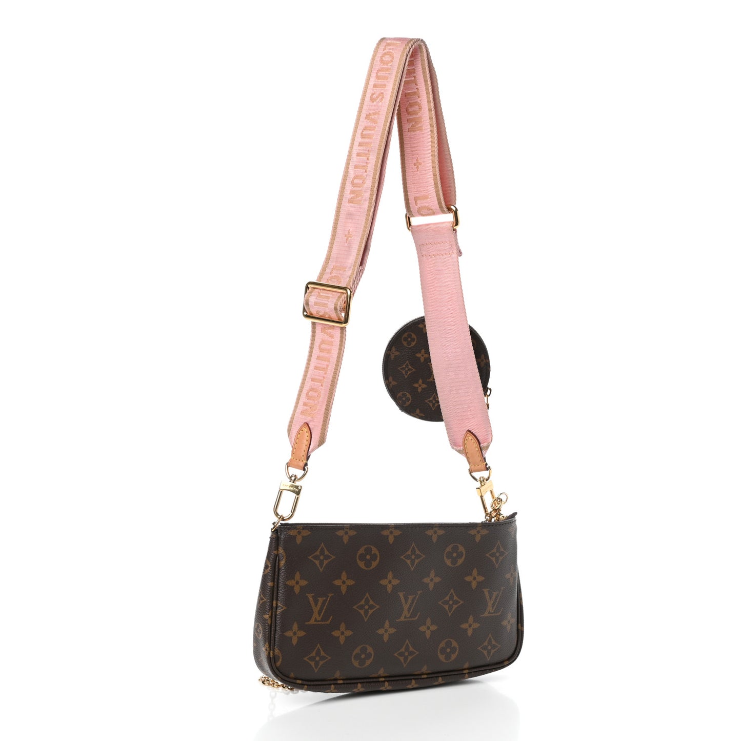 Monogram Multi Pochette Accessories Rose Clair