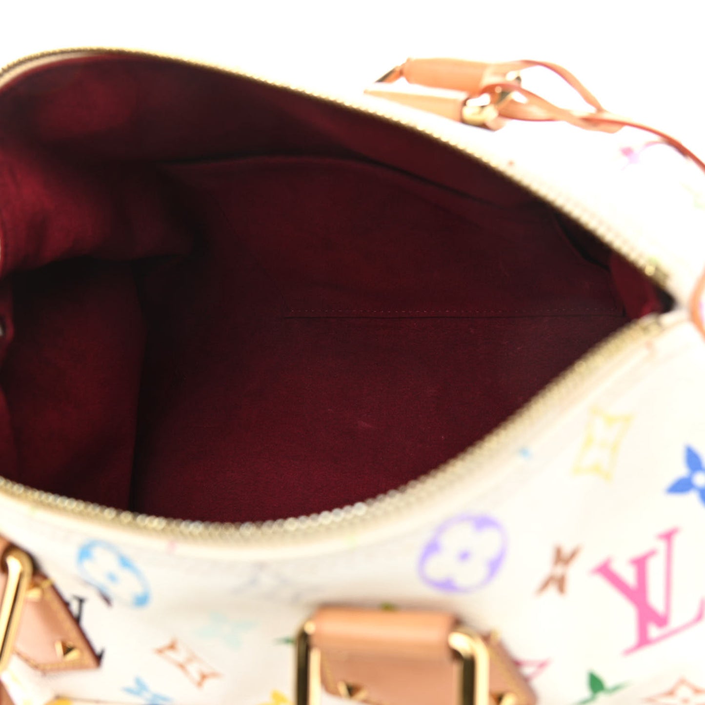 Monogram Multicolor Speedy 30 White
