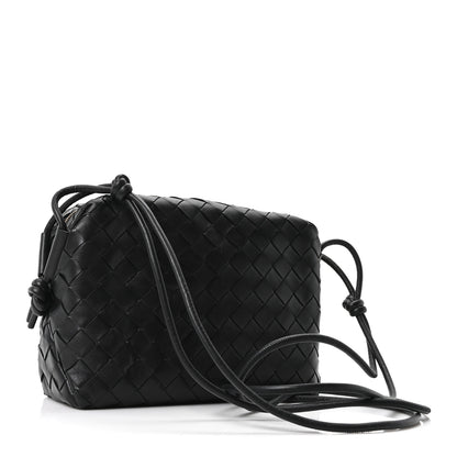 Bottega Veneta Nappa Intrecciato Small Loop Camera Bag Black 3 of 10