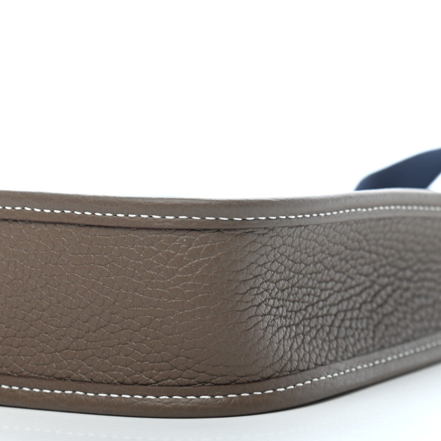Hermes Taurillon Clemence Amazone Evelyne TPM Etoupe Bleu Indigo 9 of 9