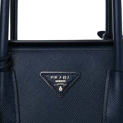 Prada Saffiano Cuir Twin Tote Baltico 7 of 11