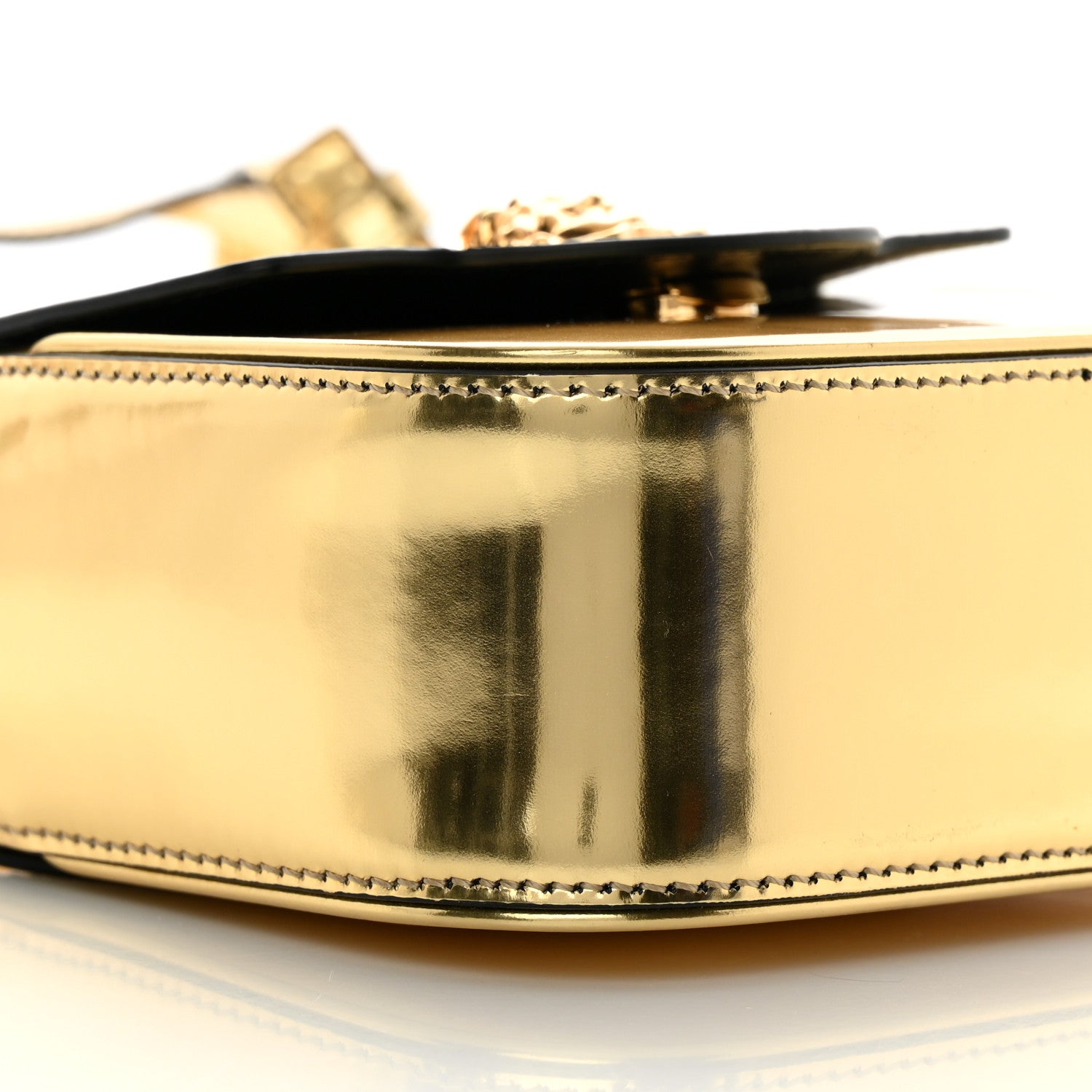 Versace Metallic Calfskin Mini La Medusa Bag Gold 8 of 12