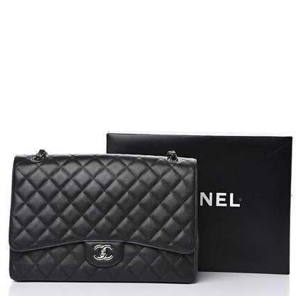 Chanel Caviar Quilted Maxi Single Flap Black 13 of 13