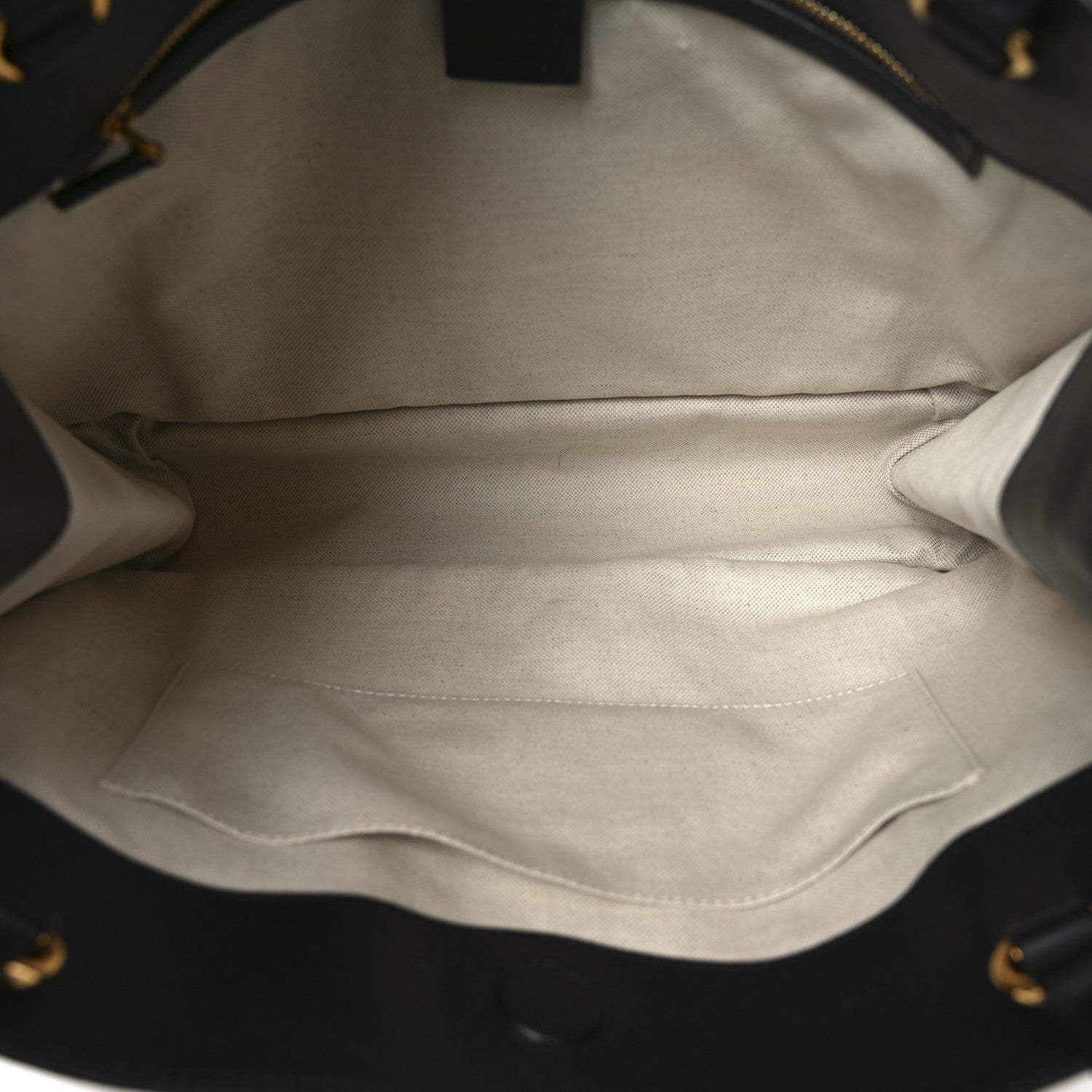 Gucci New Sakai Calfskin Lux Horsebit 1955 Tote Bag Black 9 of 19