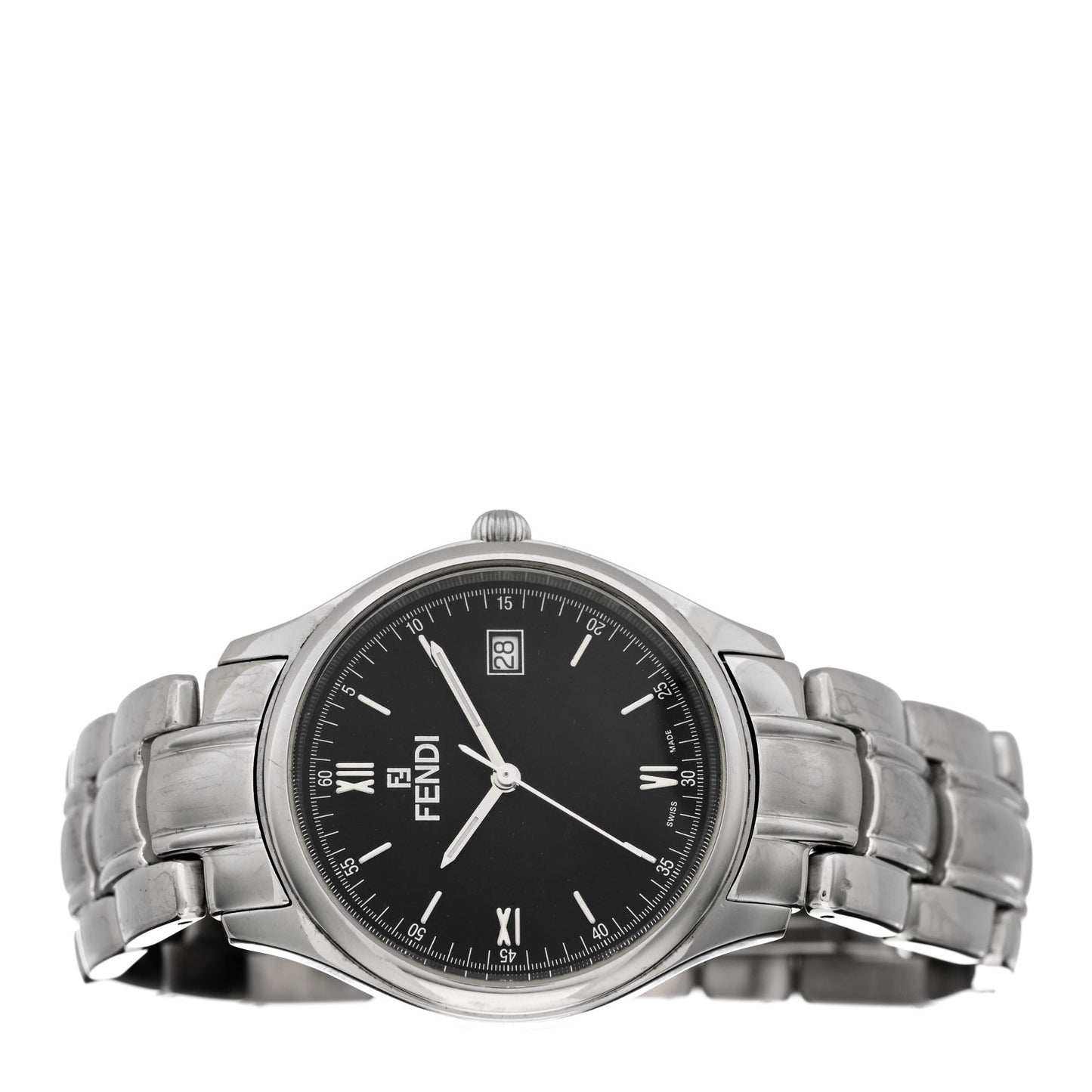 Stainless Steel 35mm 210G Orologi Quartz Watch Black