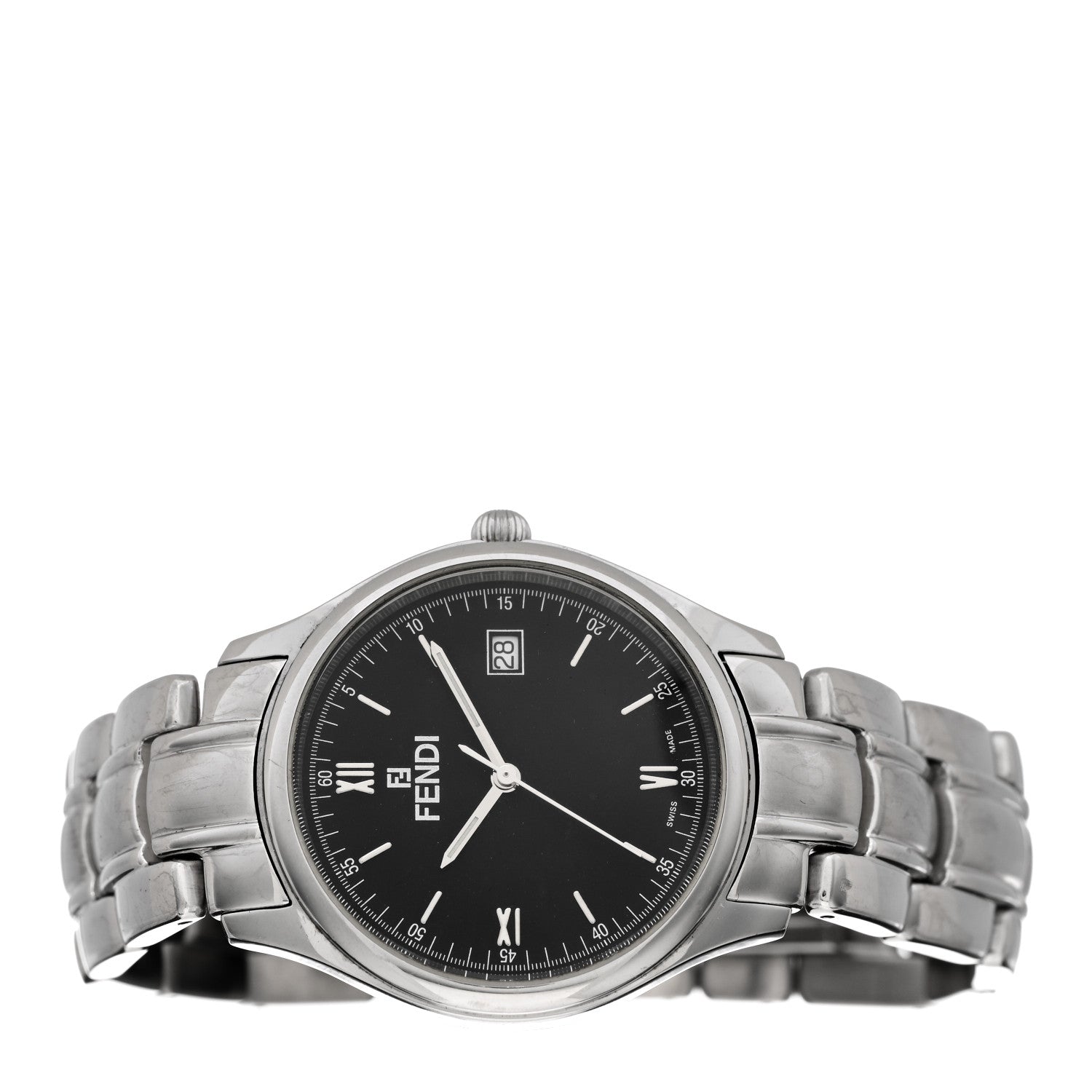 Fendi Stainless Steel 35mm 210G Orologi Quartz Watch Black 2 of 5