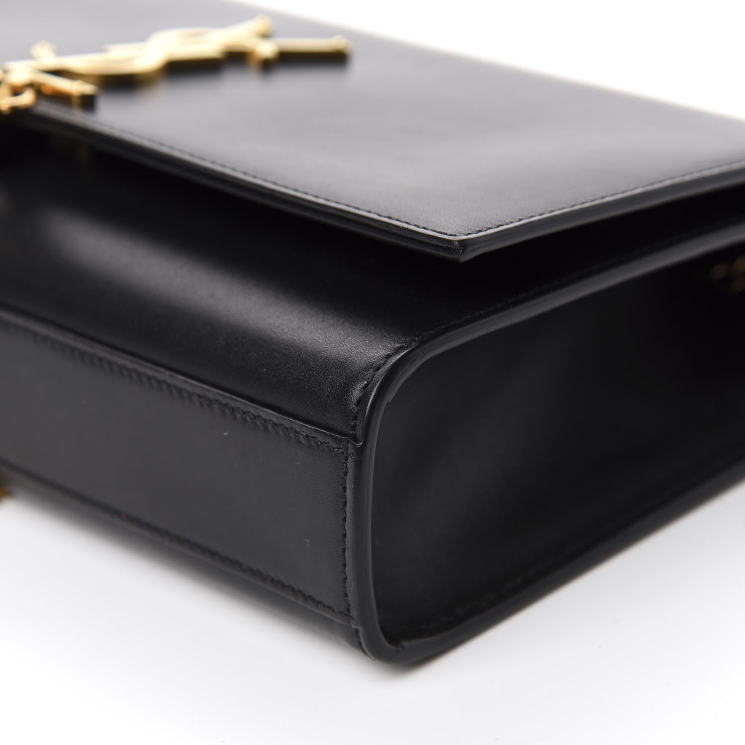 Saint Laurent Smooth Calfskin Medium Classic Monogram Kate Tassel Satchel Black 7 of 10