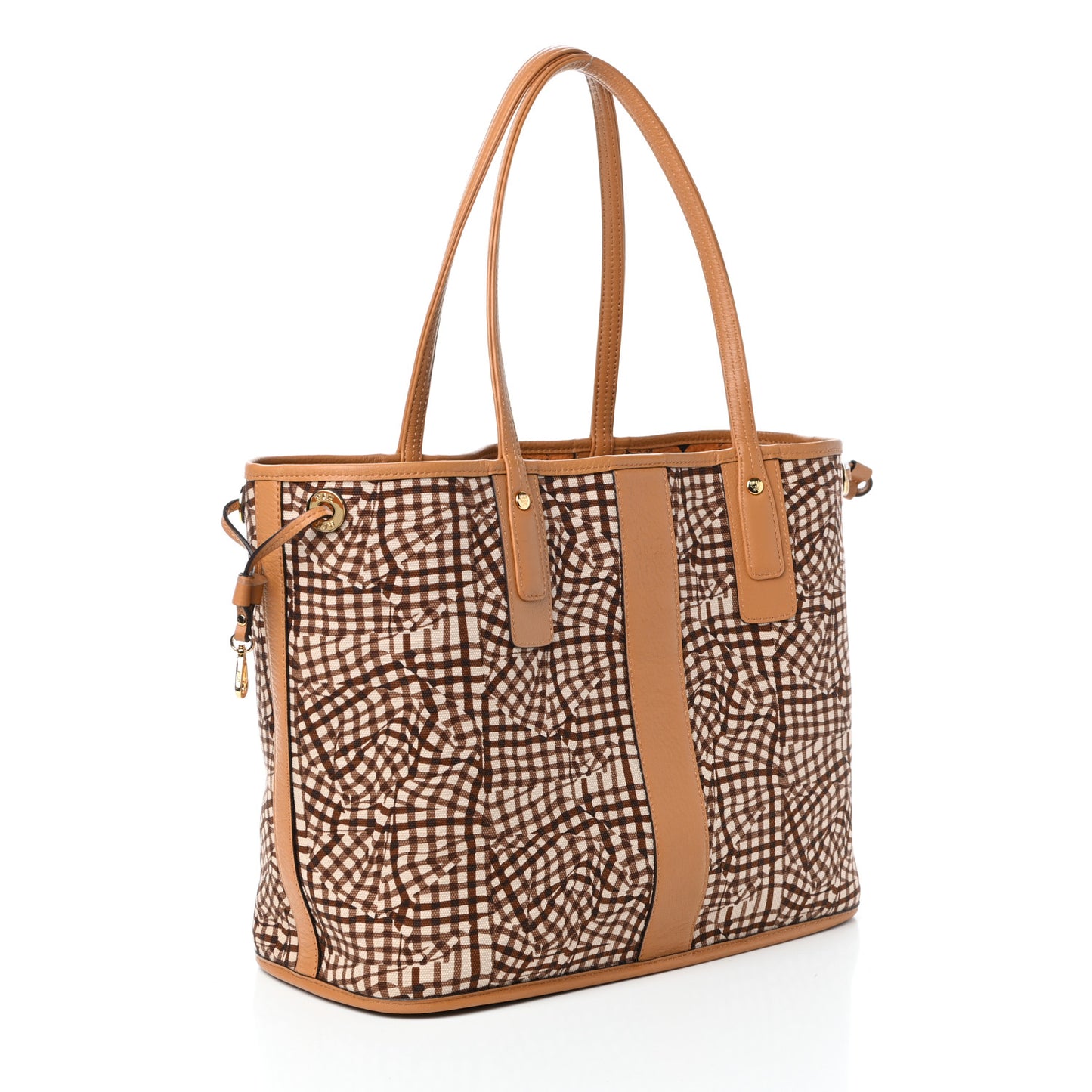 Visetos Medium Liz Reversible Shopper Tote Cognac