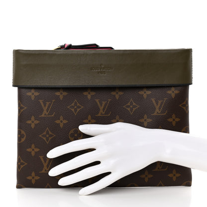 Louis Vuitton Monogram Tuileries Pochette Kaki 2 of 9