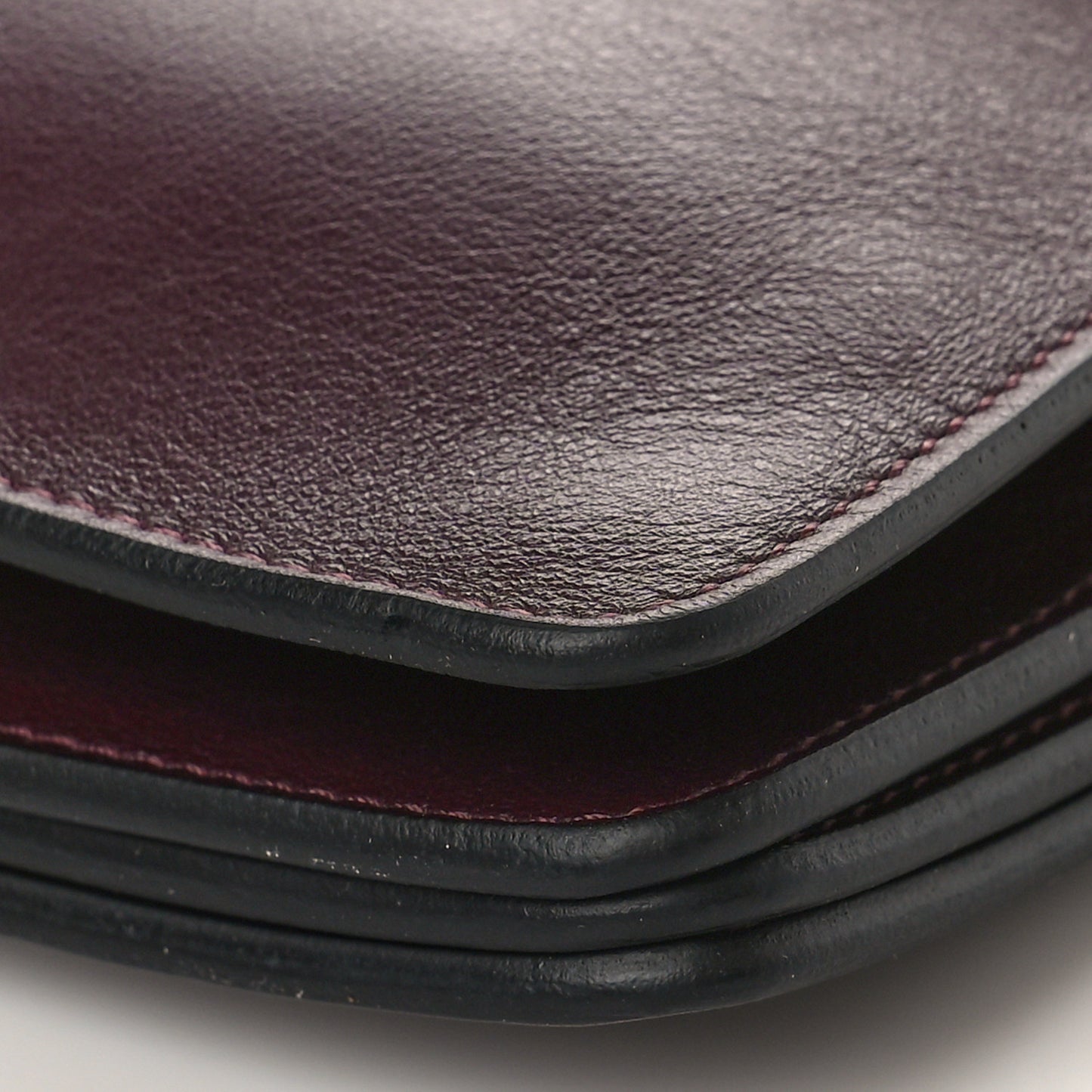 Suede Calfskin Medium Faye Shoulder Bag Dark Purple