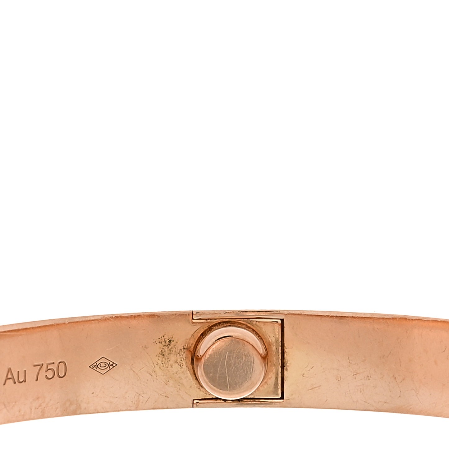 18K Pink Gold LOVE Bracelet 17