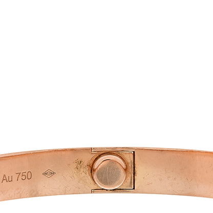 Cartier 18K Pink Gold LOVE Bracelet 17 6 of 7