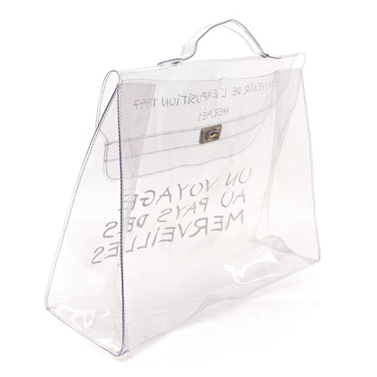 Hermes Vinyl Souvenir De L'Exposition Kelly Transparent 3 of 10