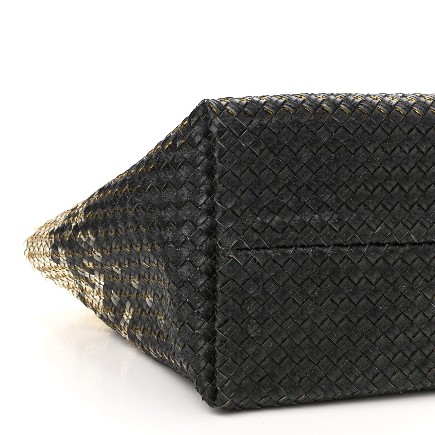 Nappa Intrecciato PVC Medium Cabat Black