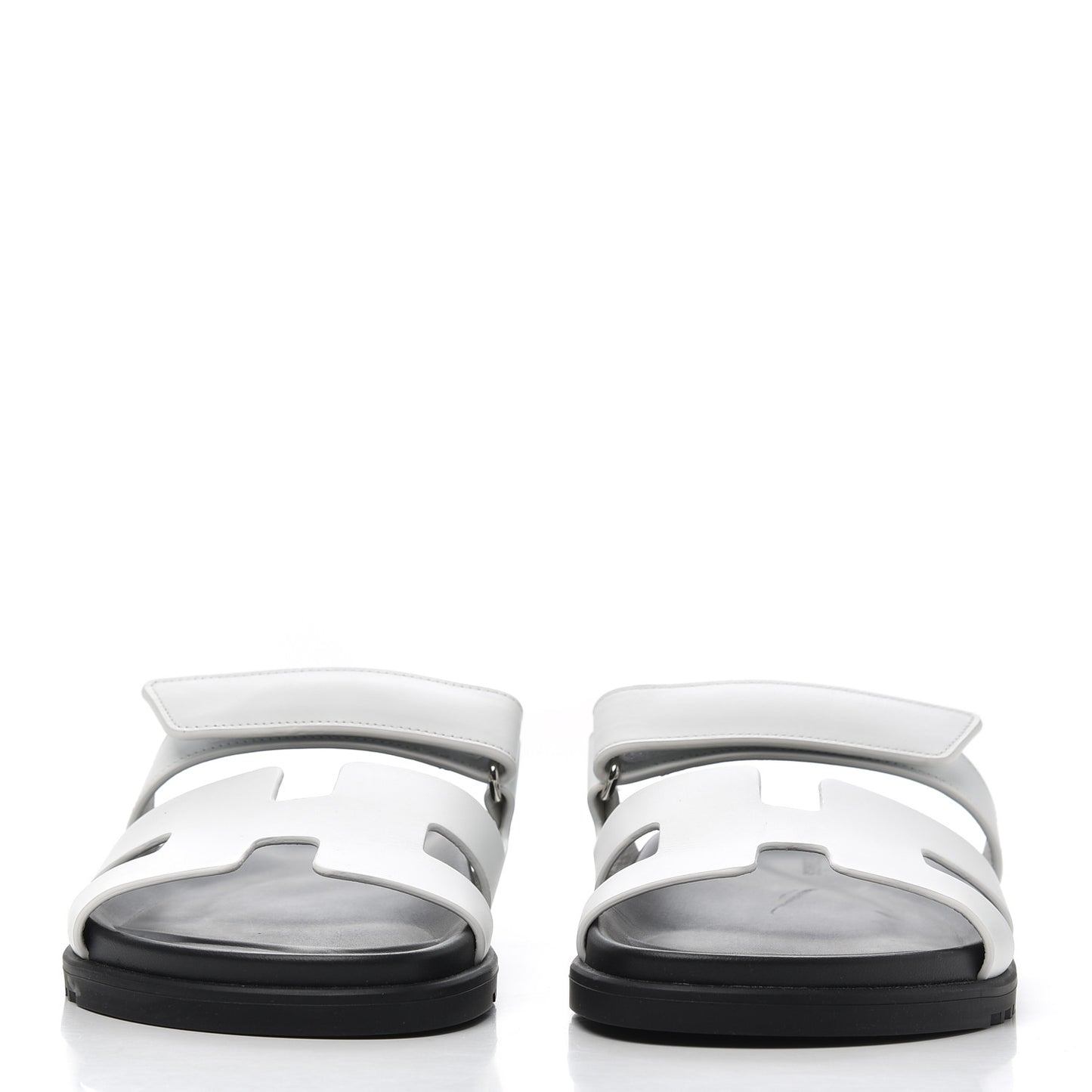Calfskin Womens Chypre Sandals 41 White