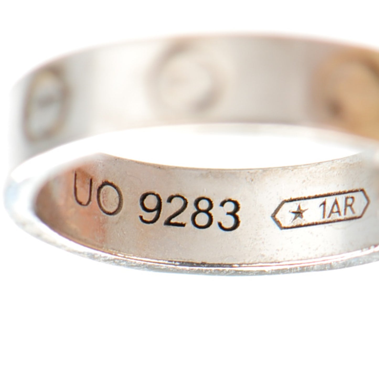 18K White Gold Interlocking LOVE Bracelet