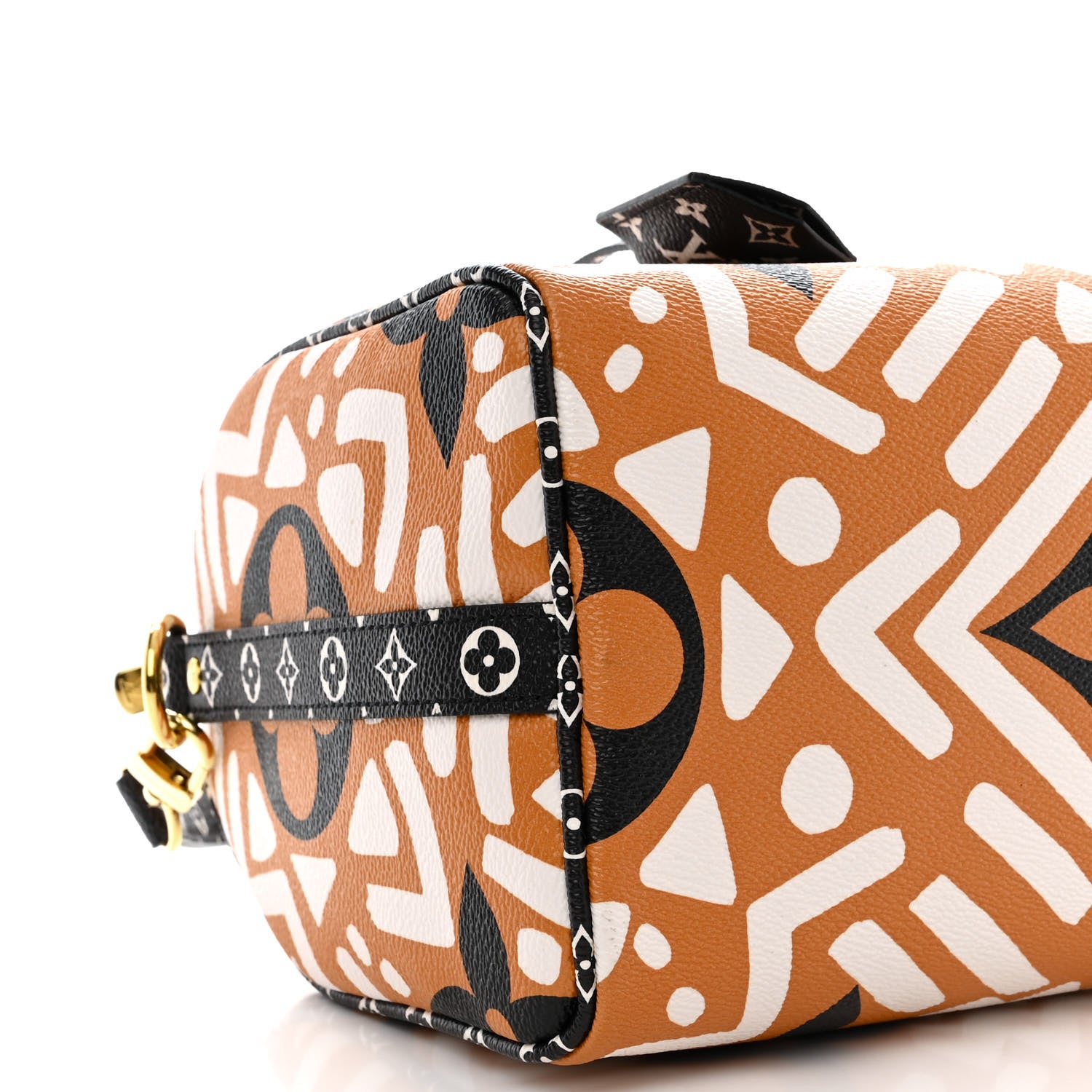 Louis Vuitton Monogram Giant Crafty Speedy Bandouliere 25 Creme Caramel 8 of 9