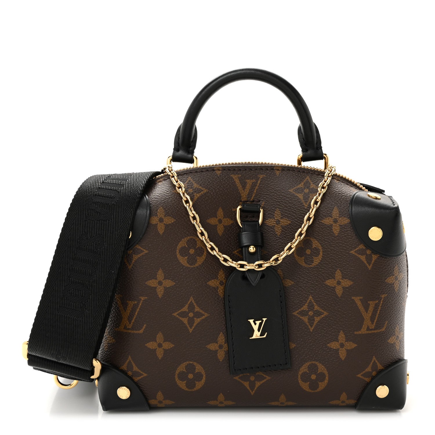 Louis Vuitton Monogram Petite Malle Souple Black 1 of 9