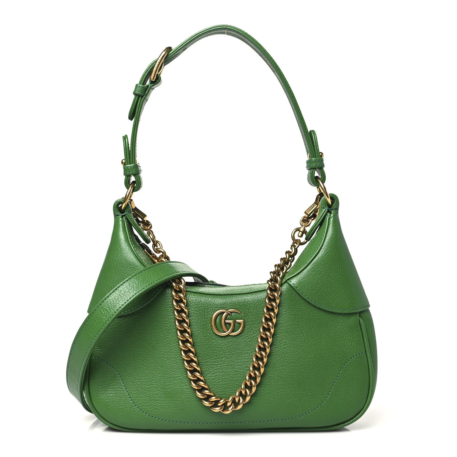 Gucci Goatskin Small Aphrodite Shoulder Bag New Shamarock 1 of 11