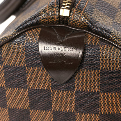Louis Vuitton Damier Ebene Speedy 30 7 of 10