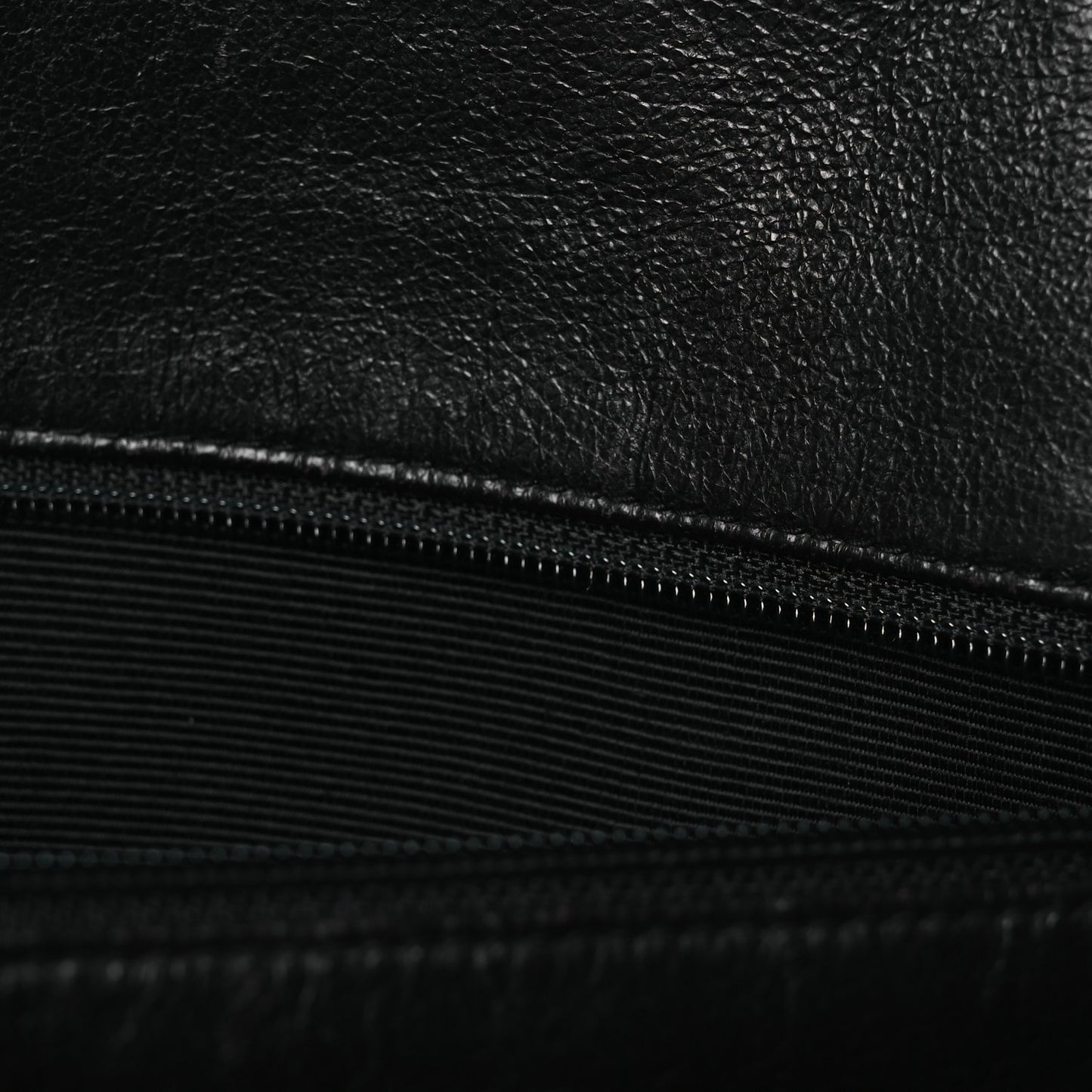 Caviar Large CC Shoulder Bag Black