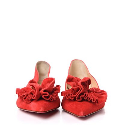 Christian Louboutin Veau Velours Anemosea Flats 35 Loubi 2 of 9