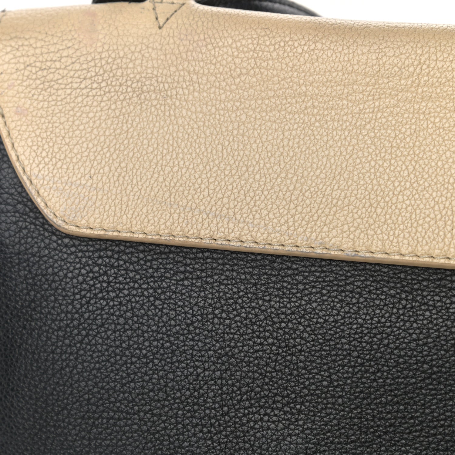 Louis Vuitton Calfskin Lockme MM Vanille Black 6 of 22