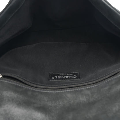 Chanel Iridescent Calfskin Quilted East West Flap Black 5 of 11