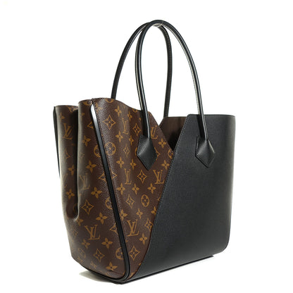 Louis Vuitton Calfskin Monogram Kimono Tote Black 3 of 7
