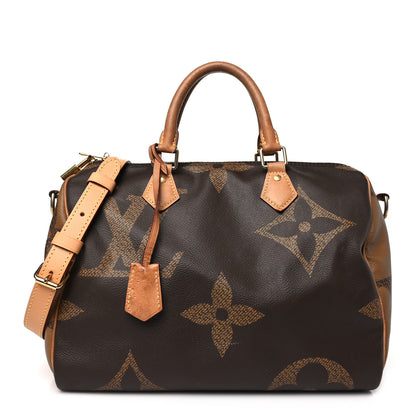 Louis Vuitton Reverse Monogram Giant Speedy Bandouliere 30 1 of 14
