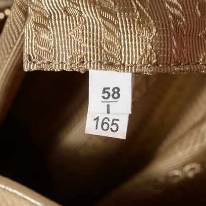 Prada Vitello Daino North South Tote Sabbia 9 of 10