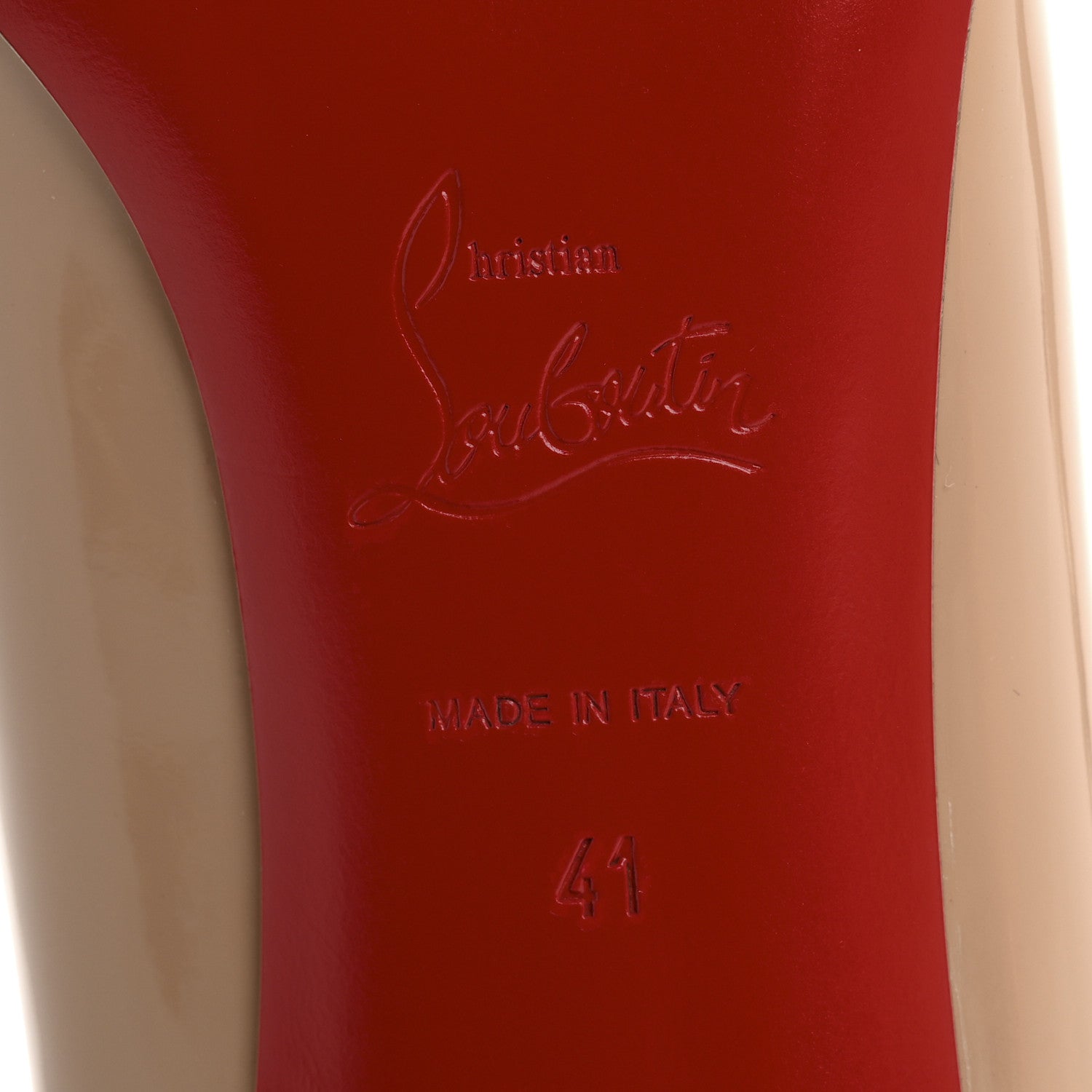 Christian Louboutin Patent Vinodo 85 Pumps 41 Nude 8 of 11