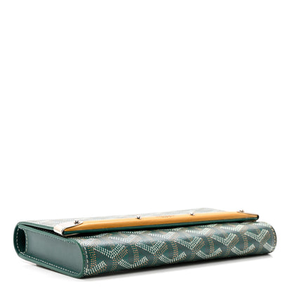 Goyard Goyardine Monte Carlo Bois Clutch Green 5 of 8