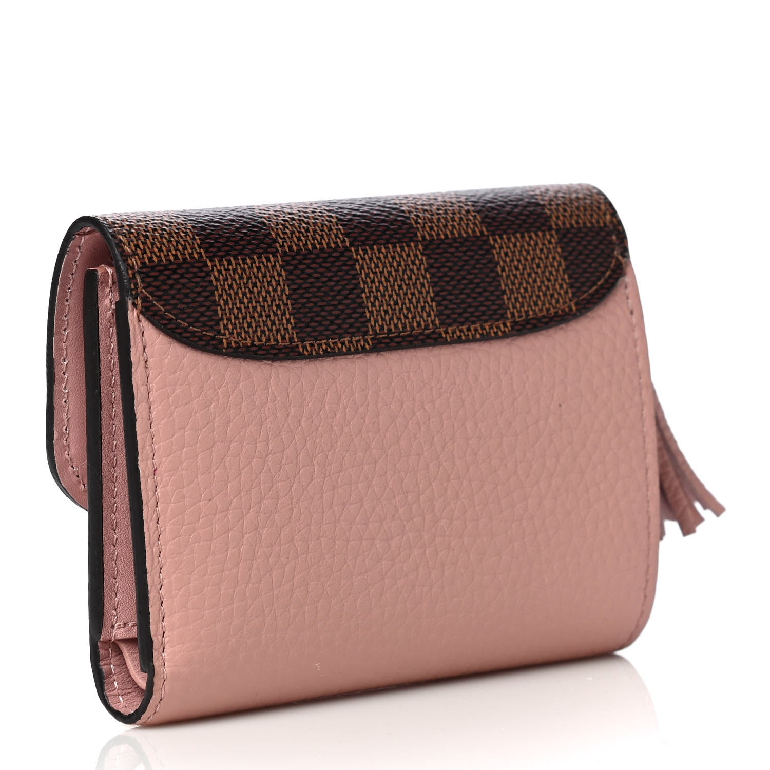 Louis Vuitton Damier Ebene Croisette Compact Wallet Magnolia 4 of 13
