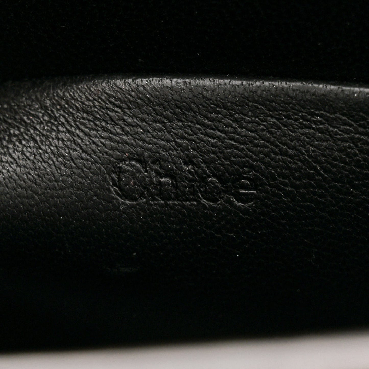 Calfskin Small Nile Bracelet Minaudiere Bag Black