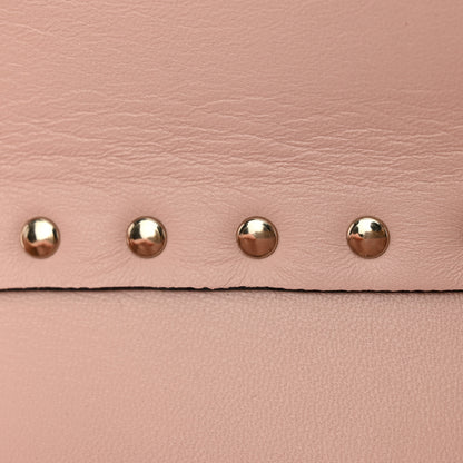 Valentino Garavani Metallic Calfskin Rockstud Side Slip Wristlet Clutch Gold 8 of 9