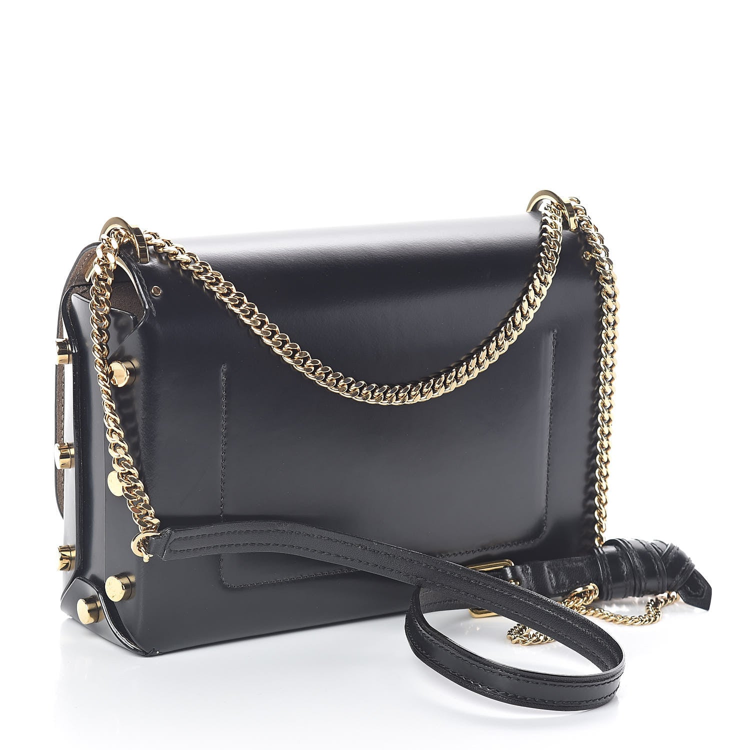 Jimmy Choo Smooth Calfskin Lockett Petite Shoulder Bag Black 3 of 9