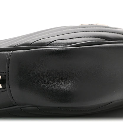 Saint Laurent Calfskin Matelasse Monogram Mini Lou Camera Bag Black 9 of 10
