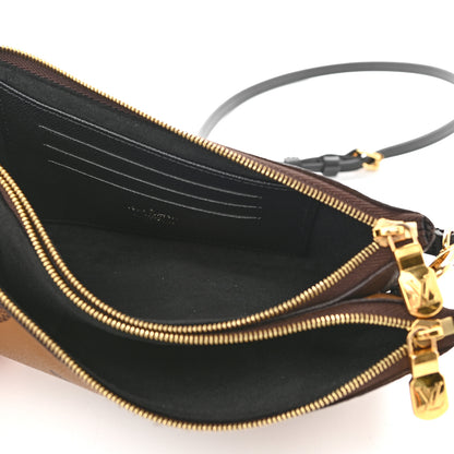 Louis Vuitton Reverse Monogram Giant Double Zip Pochette 5 of 8