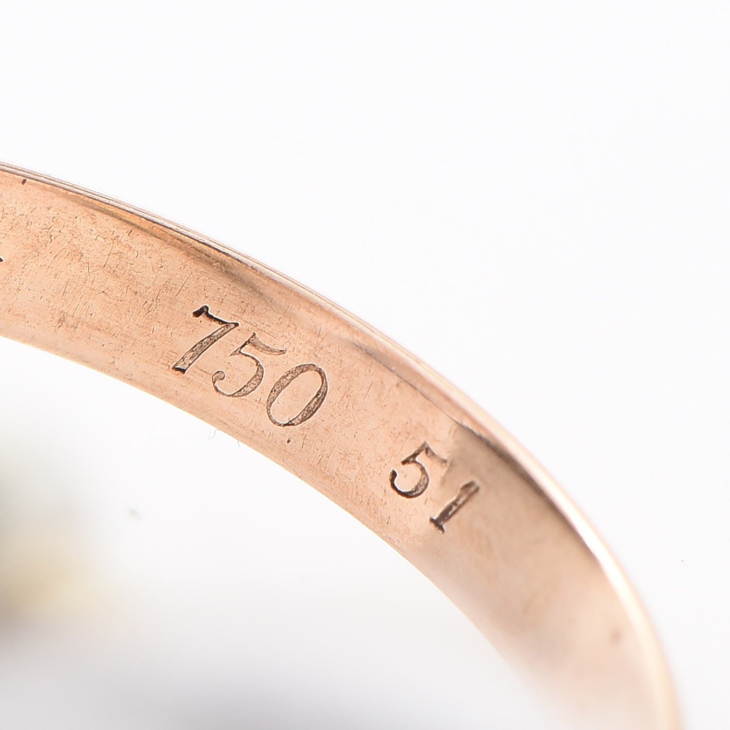 Cartier 18K Pink Yellow White Gold Les Must De Trinity Five Band Ring 51 5.75 5 of 8