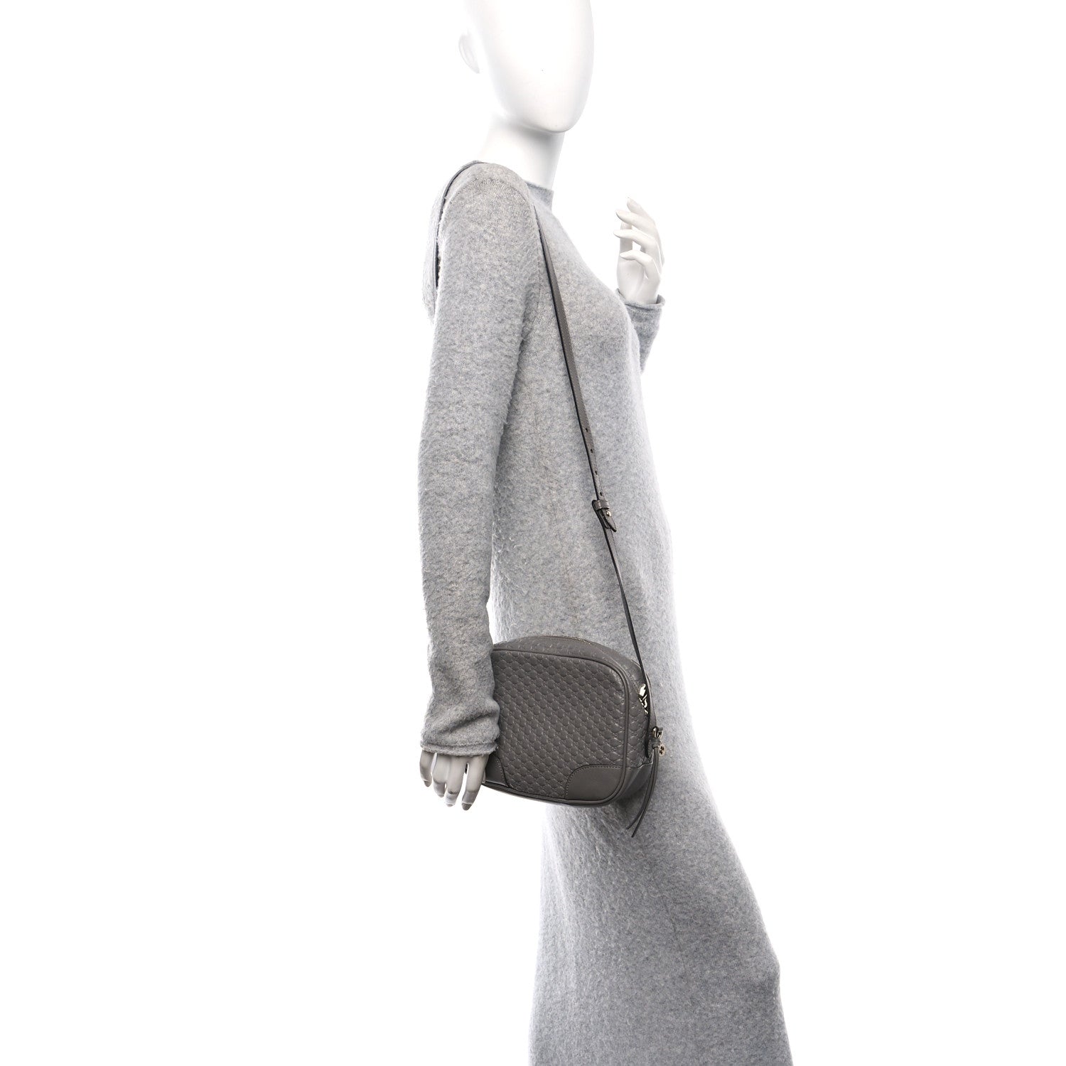 Gucci Microguccissima Mini Bree Messenger Bag Grey 2 of 11