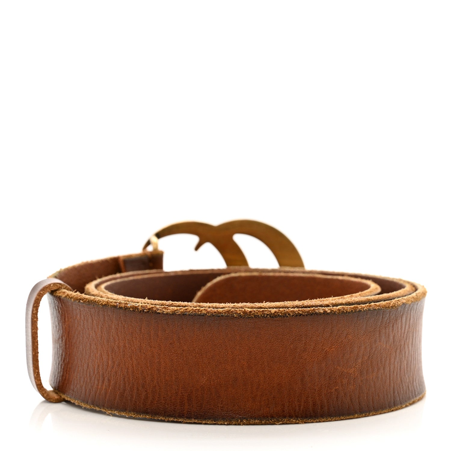 Gucci Faded Calfskin Double G 40mm Belt 95 38 Cuir 2 of 4