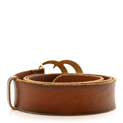 Gucci Faded Calfskin Double G 40mm Belt 95 38 Cuir 2 of 4